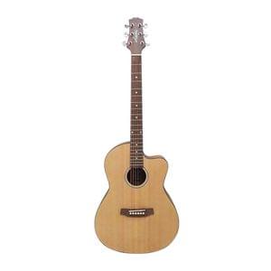 Ashton D10C 39 Inch Natural Matt Cutaway Acoustic Guitar